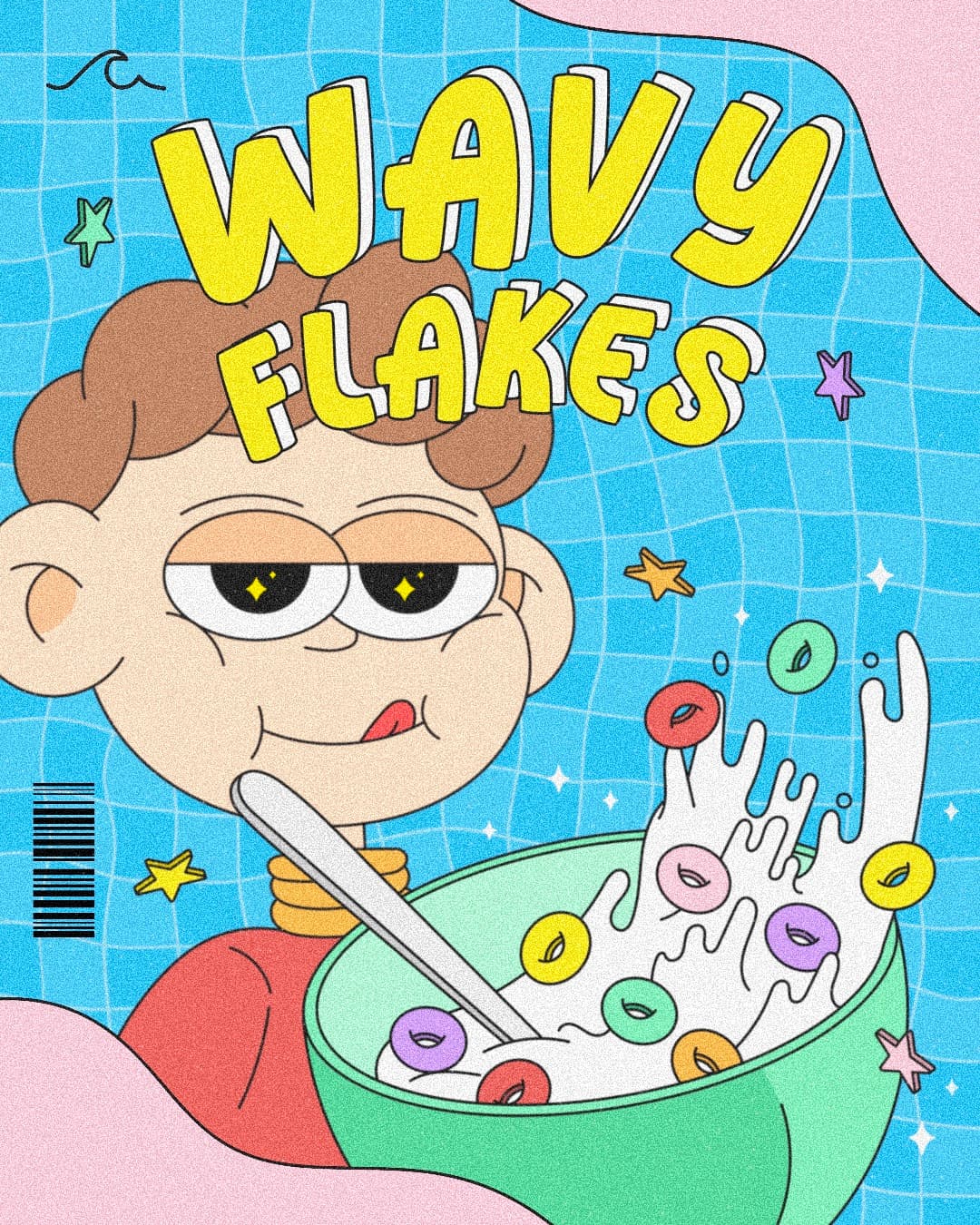 Wavy Cereal Poster